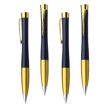 Promotion bulk metal pen logo customizable ballpoint
